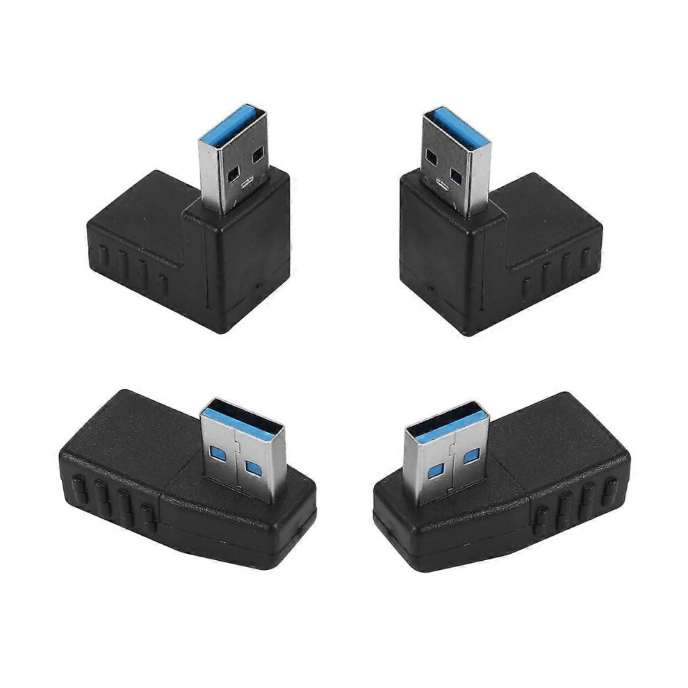 4Pcs Usb 3.0 Adapter Couplers 90 Degree Male To Female Usb Connector 9152359521833