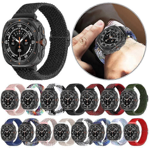 Λουράκι ρολογιού Galaxy Watch Ultra 47 χιλ. από πλεκτό νάιλον με αγκράφα και ολίσθηση 1