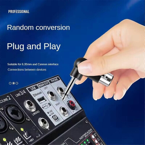 5Pack 3 Pin Wireless Microphone System Converter Female Converter 1