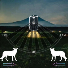 2X Camping Perimeter Alarm 125DB High-Volume Trip Alarm Motion Sensor Multiple Modes Easy Installation Camping Security