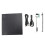 12.7mm External DVD Enclosure USB 2.0 External DVD/CD-ROM Case for Laptop Desktop PC Optical Disk D 2