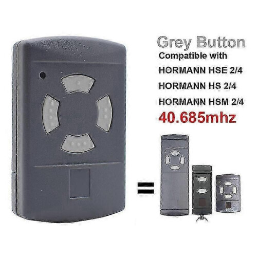 40685MHz Hormann HS4 HSE4 HSM4 Garage Door Remote Grey Button Handheld Transmitter Command 1