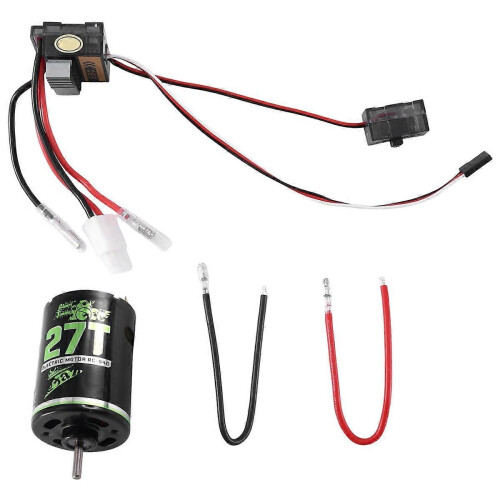 320A ESC + 540 Κινητήρας με Βούρτσες 27T για 1/10 RC Αυτοκίνητο Axial SCX10