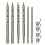 3/8" Drill Bit Set with Depth Stop Collar & SQ2 Screwdriver Bits for Pocket Hole Jig System 1