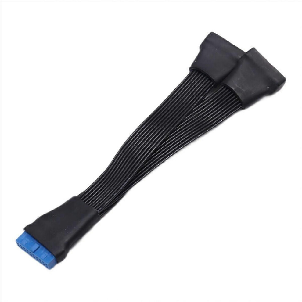 Motherboard Usb 3.0 19Pin Header 1To2 Extension Splitter Cable 9152359521932