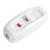 Compact White Plastic In-line Cord Light Lamp Switch 1