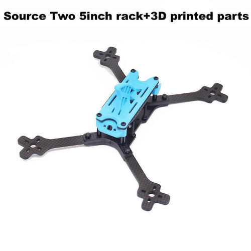Source Two Open Source FPV Drone Frame Kit Carbon Fiber 5 Inch for O3 FPV Racing Drone Quadcopter 1