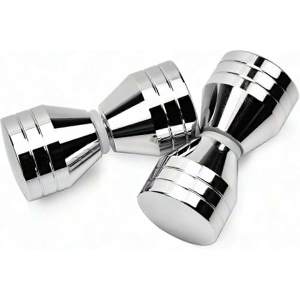 Chrome-Finished Shower Door Handle For Bathroom Enclosures 9152359625746