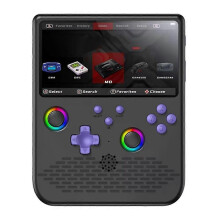 Console portatile per videogiochi H5 da 64 GB con oltre 15000 giochi, schermo da 5 pollici e supporto