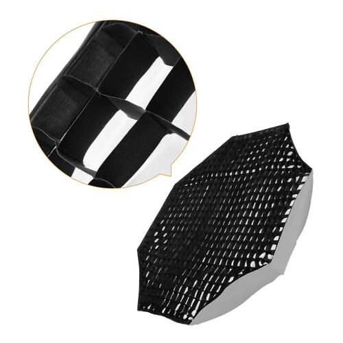 140cm/55in Φωτογραφία Οκτάγωνο Softbox Πλέγμα Μαύρο Honeycomb Grid Softbox Α
