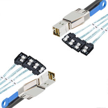 2x Mini SAS HD SFF-8644 σε 4 x SATA 7Pin καλώδιο σκληρού δίσκου 12Gbps διακ