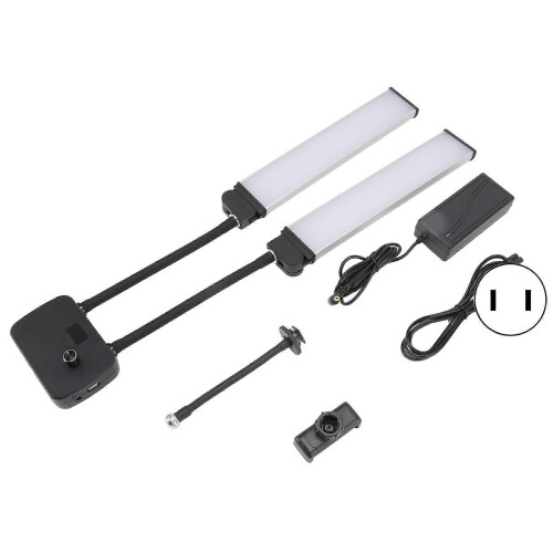 Φως LED πλήρωσης 3200K έως 5600K Διπλοί βραχίονες Ρυθμιζόμενη φ