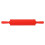 Colorful Silicone Rolling Pin Restaurant Homemade Bread Cookie Dough Rolling Tool (Red) 1