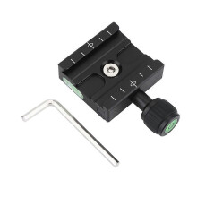 Metal Clamp Quick Release Plate for Arca SWISS RRS BENRO LJ Tripod Ball Head