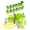 30 PCS Mini Fruit Slicer Set for Kitchen Use and Food Decoration 1