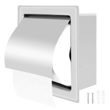 Stainless Steel Recessed Toilet Paper Holder Wall Toilet Paper Holder,Modern Style Toilet Paper Hold