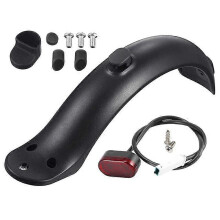 Repair Spare Parts with Taillight for M365 and 1S Electric Scooter Brake Light Mud with Hook Parts