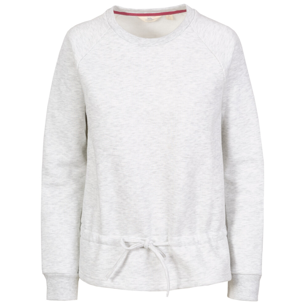New Trespass Women's (6, Pale Marl) Jumper Round Neck Gretta Grey