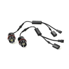 Luces de posición LED Angel Eyes Halo Ring de 40 W, bombilla blanca de 16 SMD, repuesto compatible con