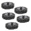 5 Pack 50mm 2" Polyethylene Grinding Discs for Rust and Paint Removal (Black) 1