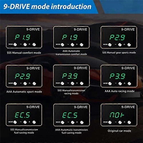 Throttle Response Controller 9 Drive for JK RAM 1500 1