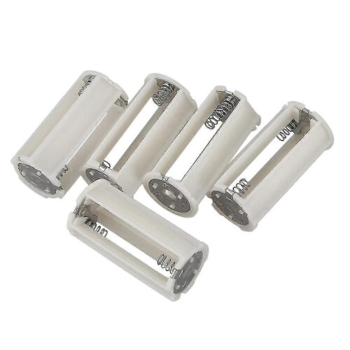 3x AA Battery Holder with Serial Connection for 1.5V Cylindrical Batteries - 5 Pcs Plastic Case