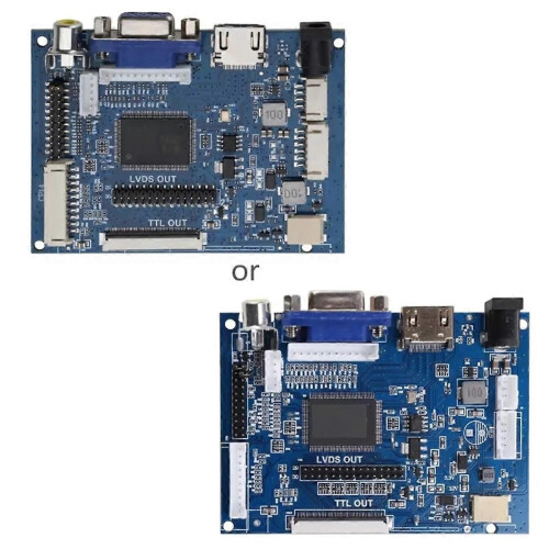 PCB800099 Οθόνη LCD Οθόνη GPS Αυτοκινήτου Πλακέτα Οδηγού LCD - Συμβατό με VGA AV σε TTL RGB LVDS 1