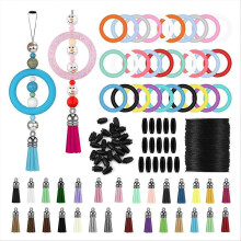 Kit de 91 piezas para hacer anillos con cuentas de silicona, anillos en O de silicona compatibles con