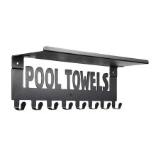 Pool Towel Racks with Shelf Outdoor Pool Decor