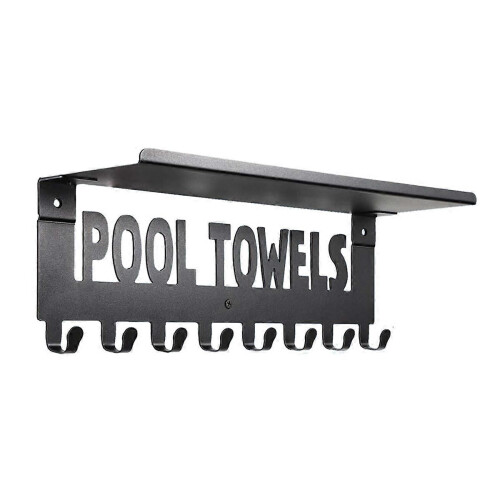 Pool Towel Racks with Shelf Outdoor Pool Decor