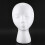 5X  Foam Mannequin Wig  Display Hat Cap Wig Holder White Foam 2
