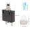 5A Thermal Circuit Breaker with Quick Connect Terminals Waterproof Cap Kit Push Button Manual Reset 1