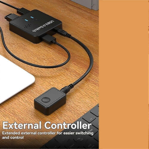Διακόπτης κοινής χρήσης εκτυπωτή USB 3.0 2 σε 1 έξοδος 2 υπολογ 2