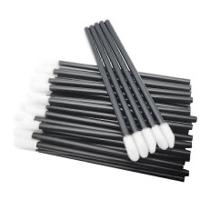 500 PCS Disposable Lip Brush Make Up Brush Makeup Beauty Tool Black