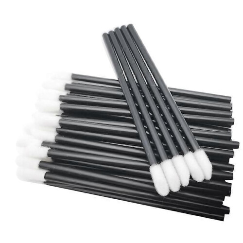 500 PCS Disposable Lip Brush Make Up Brush Makeup Beauty Tool Black