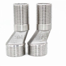 1/2" to 3/4" Male Thread Offset Adapter for Exposed Shower System & Clawfoot Tub Faucet Mounting Hardware