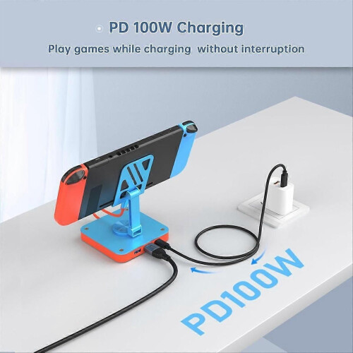 Θύρες φόρτισης USB 2.0 PD 100W Συμβατός σταθμός σύνδεσης για 1
