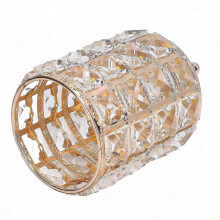Glass Makeup Brush Organizer - Elegant European Style Holder for Cosmetic Brushes