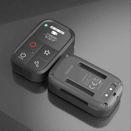 Action Camera Remote Control OLED Display 80M Control Distance Wireless Camera Remote Controller Replacement