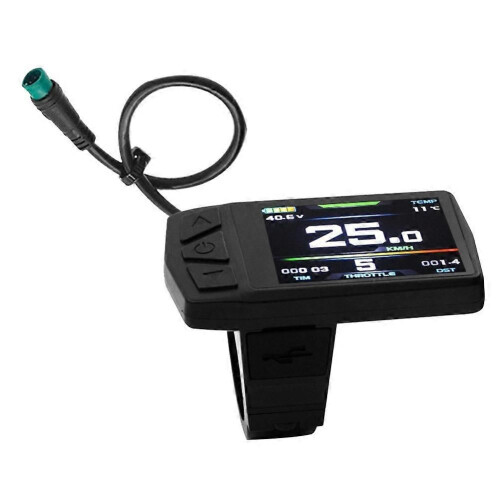 Ηλεκτρικό Ποδήλατο KT-TF01U Μετρητής Οθόνης LCD 24V 36V 48V Αδιά