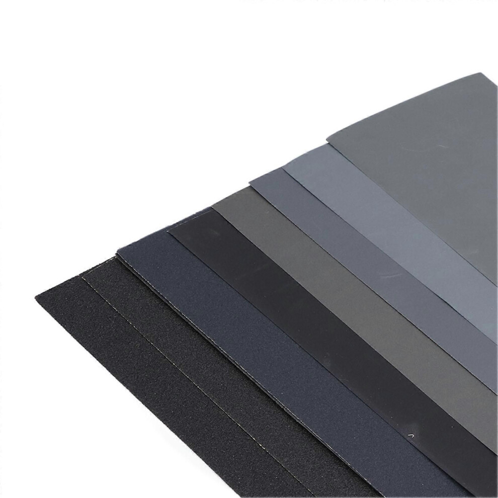 14 Pcs Wet And Dry Sandpaper Kit, 120-3000 Grit, Waterproof, For Polishing And Sanding 9152359632584
