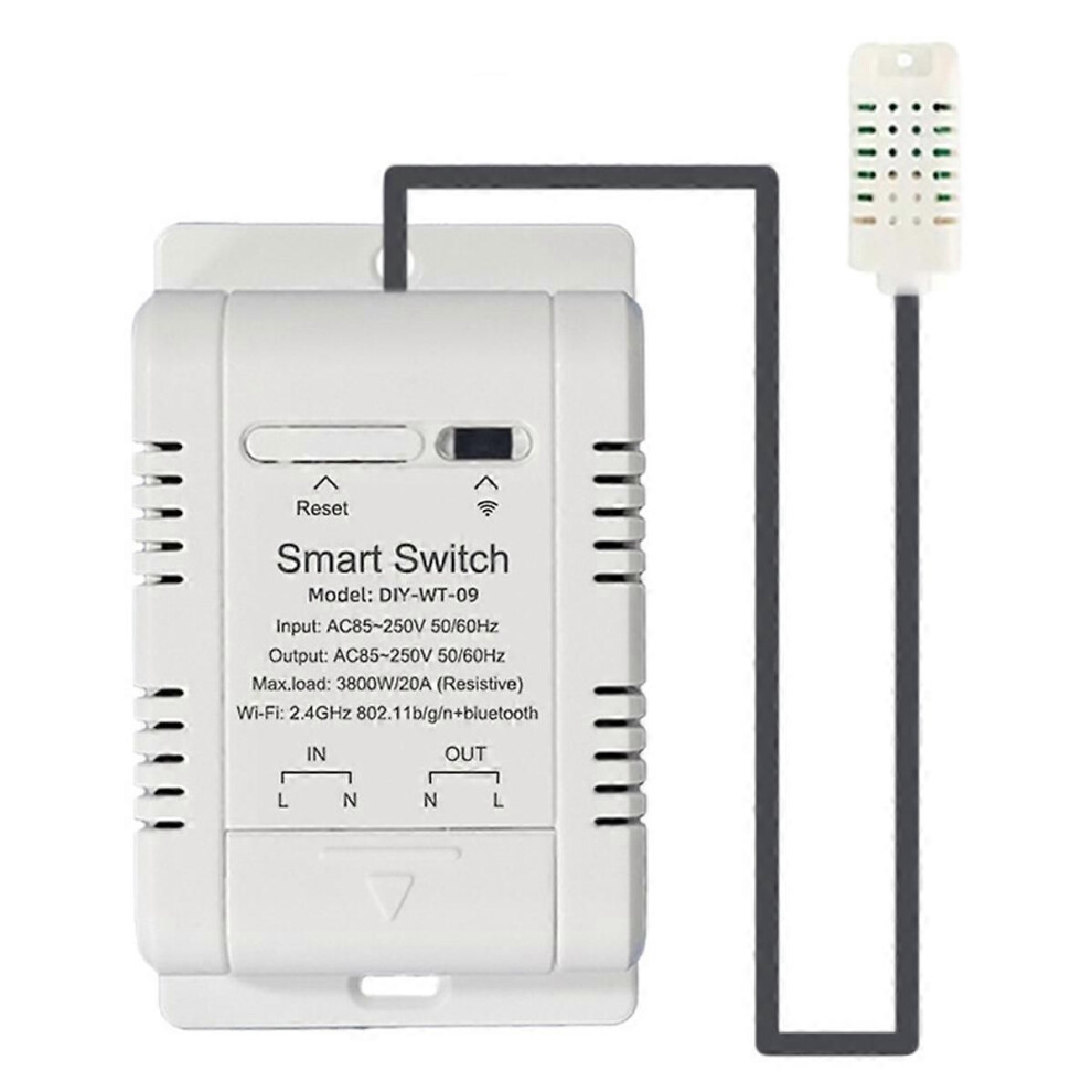Wifi Temperature Humidity Switch 20A 9152359637176