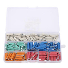 Assortimento di 200 fusibili europei da 5A/8A/10A/16A/25A 32V in scatola, accessori auto ecologici.