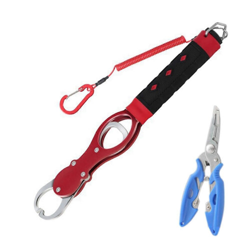 Portable Fish Control Device Fish Control Device Fish Catching Pliers Hook Fish Control Device Set 2