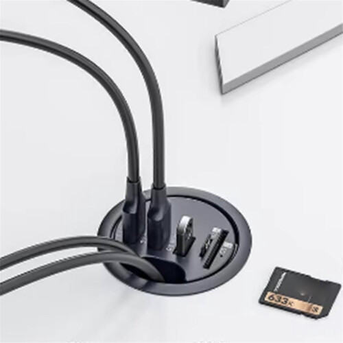 Σταθμός σύνδεσης USB HUB 3.0 για τοποθέτηση σε γραφείο με πολλαπ 1