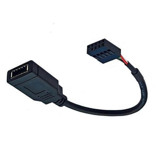 USB 9PIN to Type-C Front Panel Cable USB 9PIN to TYPE-E KEY-A Adapter Cable USB Front Panel Adapter 2