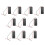 10/Pcs 2 AAA Battery Holder with Switch ON Off and Back Cover 1