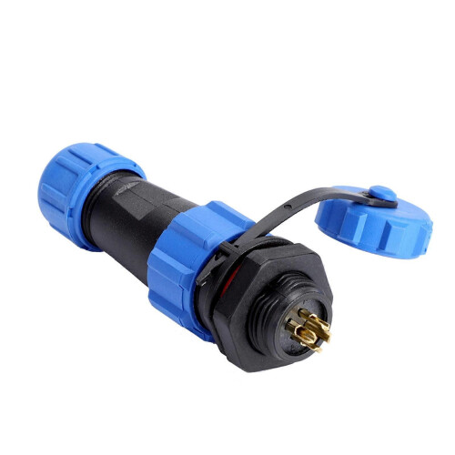IP67 SP13 4 Pin (4 Pin) Waterproof Plastic Socket Connector