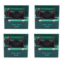 4X 1W 4V Rechargeable AA Battery Solar Cell Charger with Base for 2XAA Batteries Charging Directly
