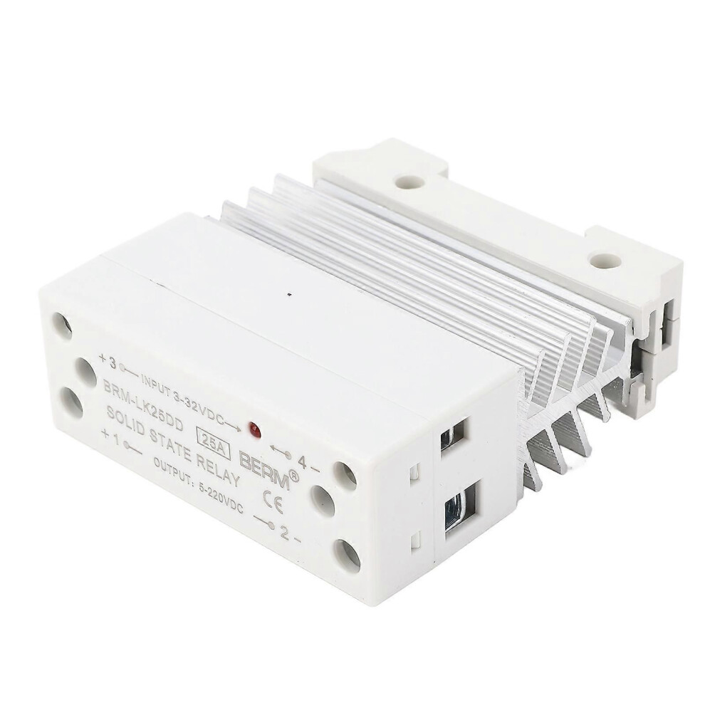 Solid State Relay Dc To Dc Input 3Â32V Output 5Â220V 25A Integrated Rail Single Phase Small Ssr With Heat Sink 9152359637848
